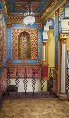 «Мавританская» комната сохранила отделку в ориентальном стиле середины XIX века 