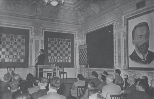 Чигоринский зал: демонстрация партий турнира претендентов, 1959